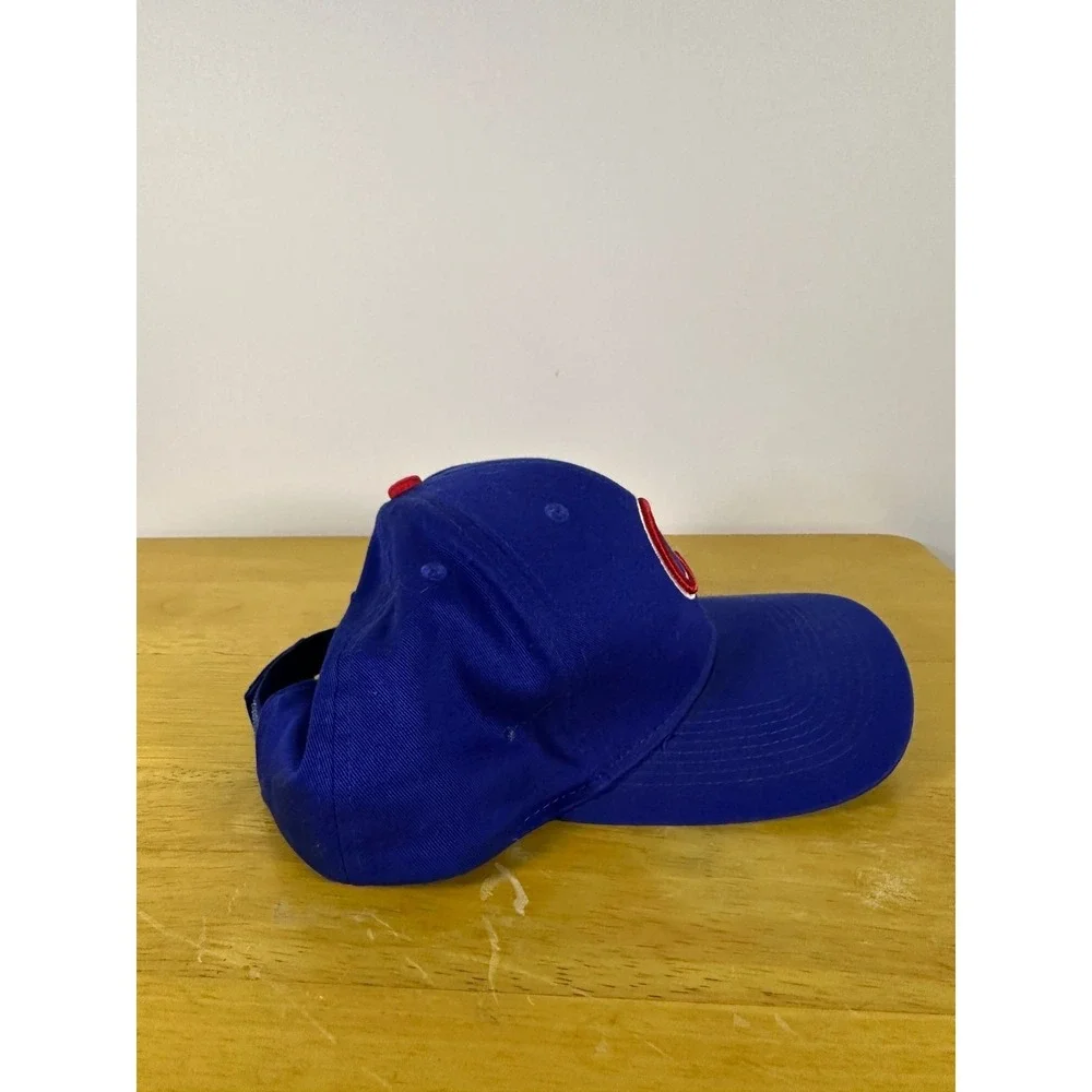 OC Sports MLB Baseball Cap Adult OSFM Chicago Cubs C Logo Blue Adjustable